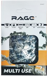 Цепь пильная RAGE шаг 3/8 дюйма 1,3мм 57 звеньев