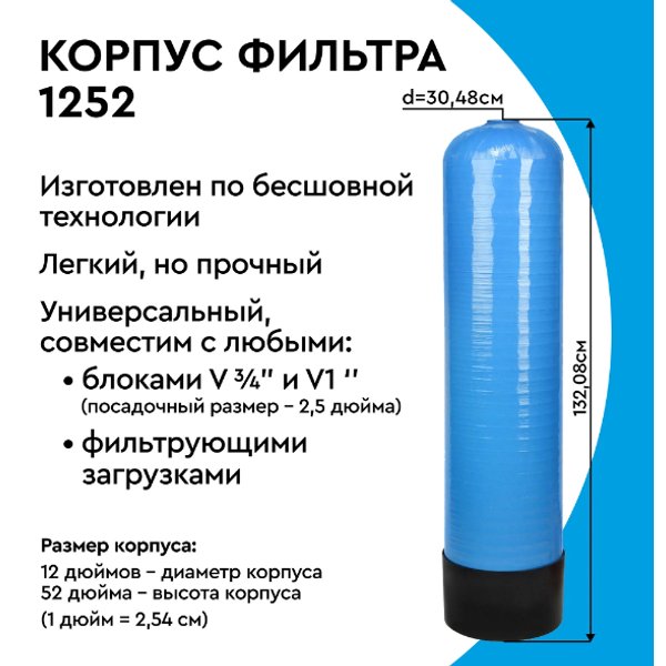 Корпус фильтра для воды BARRIER (типоразмер 1252)