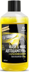 Автошампунь Grass Wash&Wax с воском карнаубы 1л