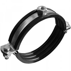 Хомут сантехнический 6" 160-169мм со шпилькой и дюбелем