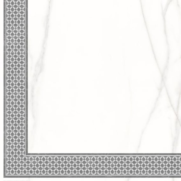 Декор2 напольный Каррара Нова 45х45х0,8см белый шт(7346-0004)