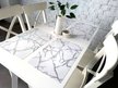Салфетка сервировочная Dekorelle 41x26см белый/серебристый ПВХ