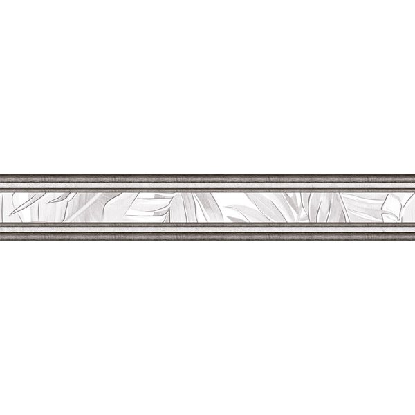 Бордюр настенный Bonita 8х50см серый шт(BWU54BNT007)