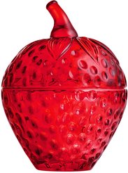 Конфетница Lefard Strawberry 9,5х9,5х13,5см 200мл стекло 