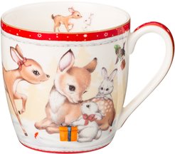 Кружка Lefard С Новым годом! 250мл фарфор, красный