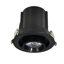 Светильник точечный встраиваемый Ritter Artin выдвижной поворотный 10Вт 4200К аллюминий/черный 59937 1