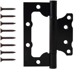 Петля без врезки Apecs 100х75х2,5-B2-Steel-BLM черная