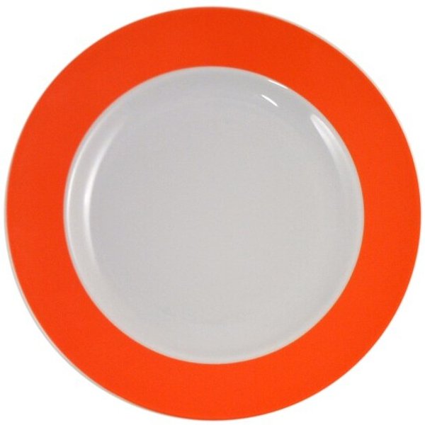 Тарелка мелкая Идиллия Sunrise Orange 24см фарфор