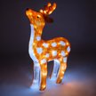 Фигура светодиодная внешняя Олень 36х17х60см 60LED IP44, 5V, теплый белый свет, акрил, шнур 3м SYSDDC-1625134