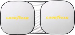 Шторка солнцезащитная на лобовое стекло Goodyear 153х75см