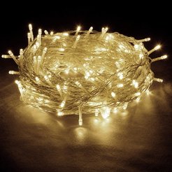 Электрогирлянда-конструктор Нить 48 теплых LED ламп прозрачный провод 5м VEGAS