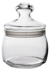 Банка д/сыпучих продуктов Pasabahce Cesni 420/500мл с крышкой, стекло