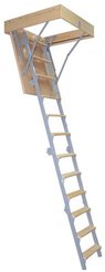 Лестница чердачная комбинированная ЧЛ-18 (70х80, h-2,65м)