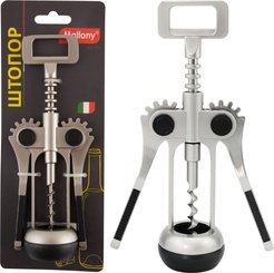 Штопор Mallony Eletto 19х7,5х5см металл