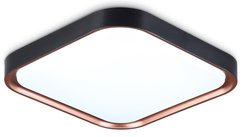 Светильник потолочный светодиодный FZ1265 BK/PGD черный/золото розовое 18W 5000K 250x250x60 (Без ПДУ)