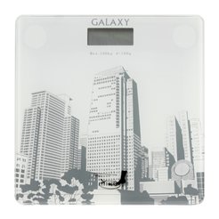 Весы напольные электронные Galaxy GL 4803 до 180кг стекло, белый