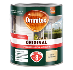 Пропитка для древесины кроющая Omnitex Original BC бесцветная 2,5л