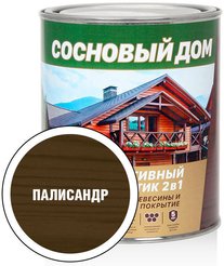 Антисептик декоративный для древесины СОСНОВЫЙ ДОМ палисандр (0,8л)
