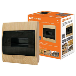 Бокс ЩРН-П-8 навесной пластик IP40 Эко (сосна) TDM