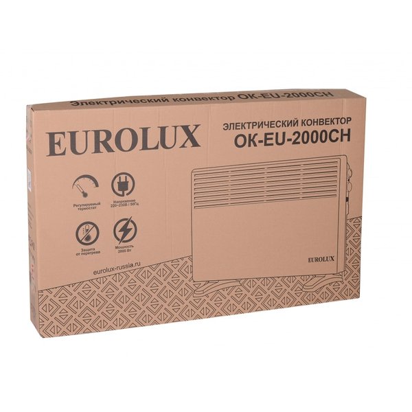 Конвектор электрический Eurolux ОК-EU-2000CH 2000Вт 