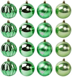 Набор шаров 16шт 8см зелёный SYQE-0121262