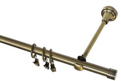 Карниз кованый одинарный Qually Ст.золото 200см А