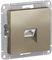 Розетка компьютерная RJ45 Schneider Electric AtlasDesign шампань