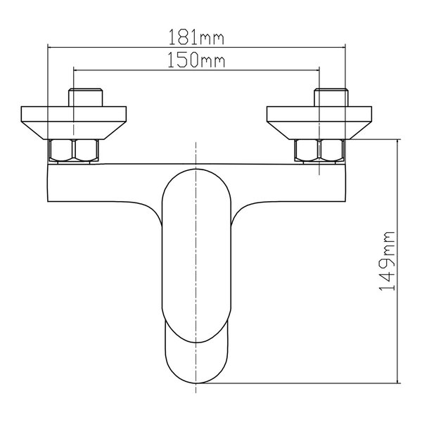 Смеситель для ванны Latuno L10603 в комплекте с душевыми аксессуарами