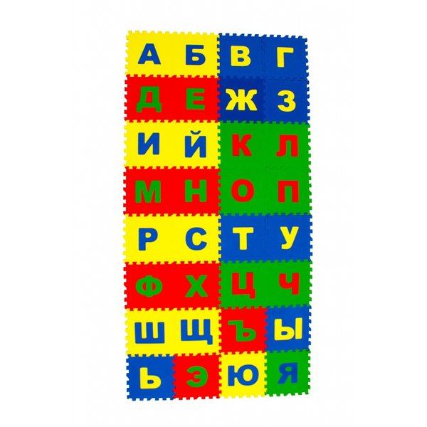Пазлы мягкие Русский Алфавит 25х25см (2,0 м2)