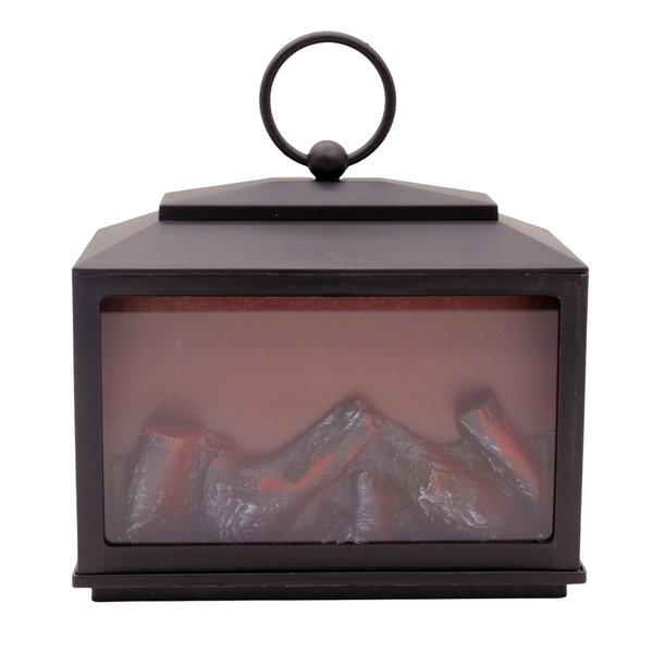 Камин декоративный Сканди с эффектом живого огня 18х9х16см батарейки 3хС (не в комплекте)