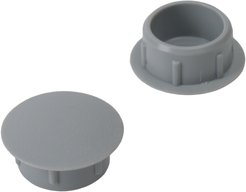 Заглушки №9976 под отверстие d14мм светло-серые 30шт