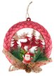 Украшение панно с оленями 19см красный SYLD-5022096A Украшение панно с оленями 19см красный SYLD-5022096A