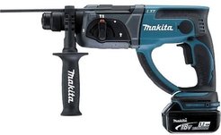 Перфоратор аккумуляторный Makita DHR202RF Li-Ion,18.0В,3Ач,1,9Дж
