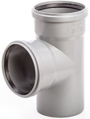 Тройник для внутренней канализации Lammin d50х50мм/87°