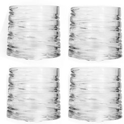 Набор крутящихся стаканов д/виски Domenik Dalmore 280мл 4шт стекло