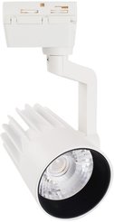 Светильник-прожектор светодиодный трековый однофазный Volpe ULB-Q274 25W/4000K (белый свет) WHITE 2200 Лм белы