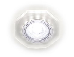 Светильник точечный встраиваемый AMBRELLA LIGHT S213 WH MR16+3W хром/матовый