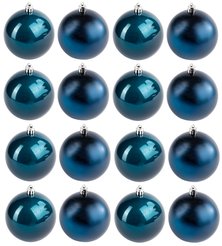 Набор шаров 16шт 8см темно-синий SYQA-0122110
