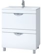Тумба Kolombo 750 (750х460) под умыв.Melana A 3075,белый