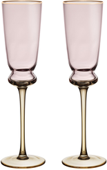 Набор бокалов д/шампанского Lefard Twist&Shine Pink 210мл 2шт стекло