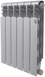 Радиатор биметаллический Royal Thermo Revolution Silver Satin 500х80 6 секций