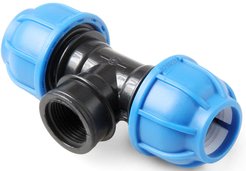 Тройник компрессионный ПНД Pro Aqua UNIO d32x3/4" внутренняя резьба