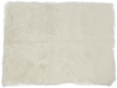 Коврик из искусственной овчины белый 80х110см прямоугольный