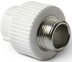 Муфта полипропиленовая комбинированная Pro Aqua d32х1" наружная резьба