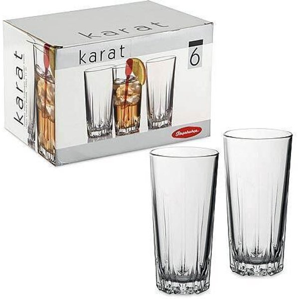 Набор стаканов для коктейлей Pasabahce Karat 330мл 6шт стекло