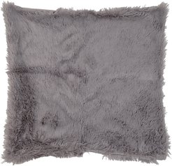 Наволочка мягкий мех 48х48 серая