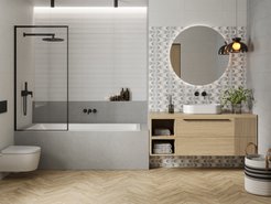 Плитка настенная Martin 25х60см grey 01, 1,2м2/уп