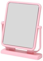 Зеркало настольное косметическое 95х120/125х155 розовый
