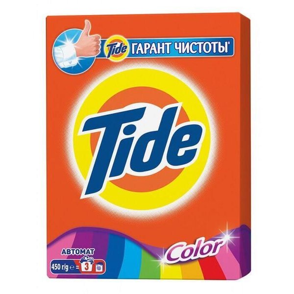 Порошок стиральный д/машины-автомат Tide 450г Color