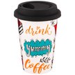 Кружка с крышкой Lefard Coffemania Yummy 400мл фарфор
